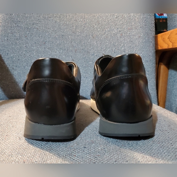 Emporio Armani Classic Monkey Strap Shoes Mens Size 9 - Picture 5 of 10